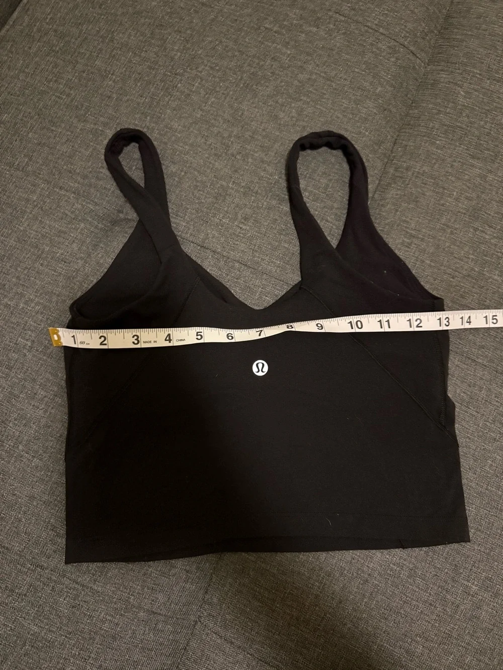 lululemon athletica Black V-Neck Seamless Bralette